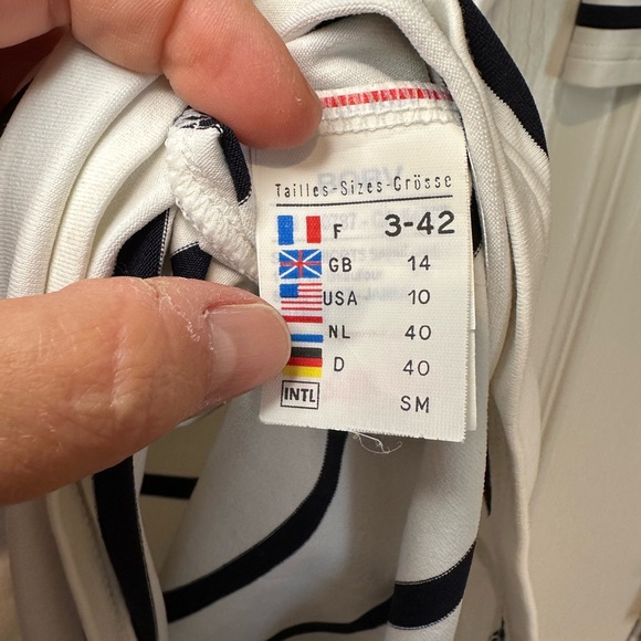 Saint James Brenton Striped Form Fitting Nautical Dress - Picture 7 of 9